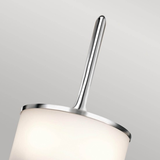 Elstead Mona LED Wandleuchte G9 2-fach 56cm Poliertes Chrom IP44