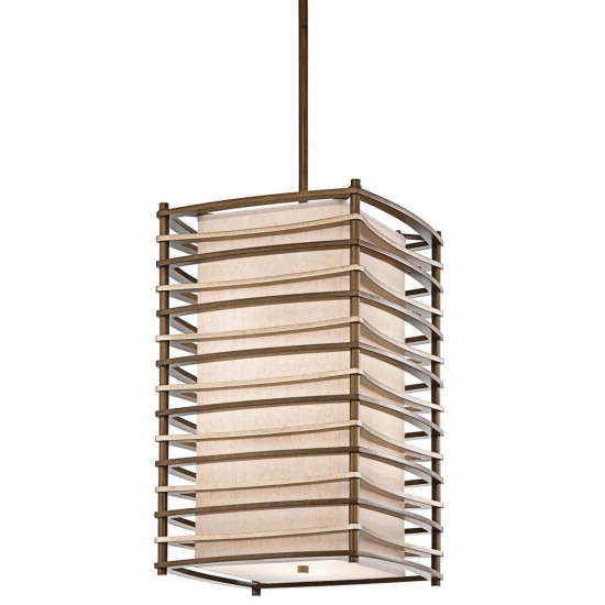 Elstead Moxie Hängeleuchte E27 4-fach Cambridge Bronze