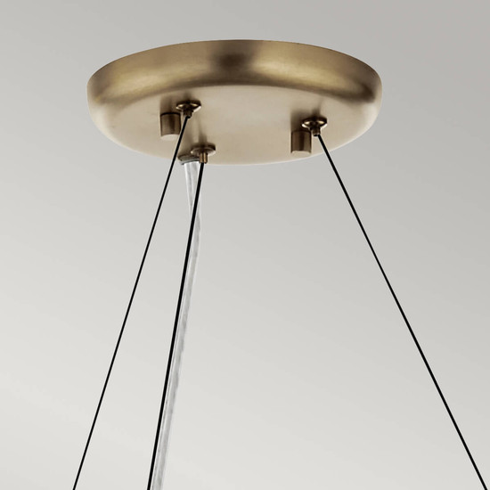 Elstead Palta Pendelleuchte E14 9-fach Champagnerbronze Champagnergold