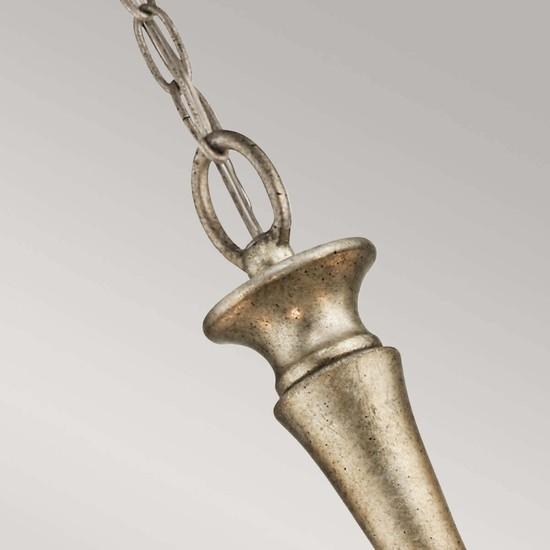 Elstead Rosalie Kronleuchter E14 5-fach 68cm Sterling Gold