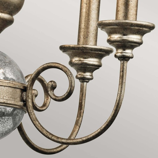 Elstead Rosalie Kronleuchter E14 5-fach 68cm Sterling Gold