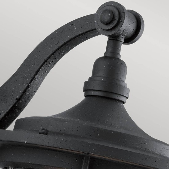 Elstead Royal Marine Außen-Wandleuchte E27 46cm alt Schwarz IP44