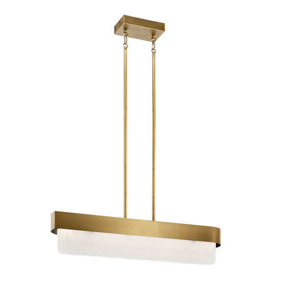Elstead Serene LED Pendelleuchte Naturmessing Messing