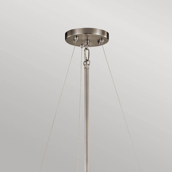 Elstead Silver Coral Hängeleuchte E27 3-fach 18cm Klassisches Zinn