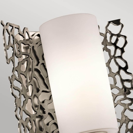 Elstead Silver Coral Wandleuchte E27 Klassisches Zinn