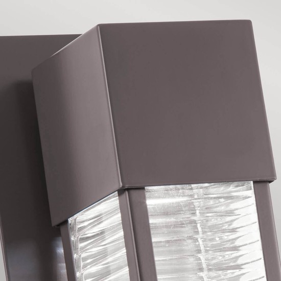 Elstead Sorel LED Außen-Wandleuchte GU10 41cm Architektonische Bronze IP44