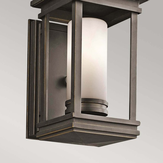 Elstead South Hope Außen-Wandleuchte E14 30cm Rubinierte Bronze IP44