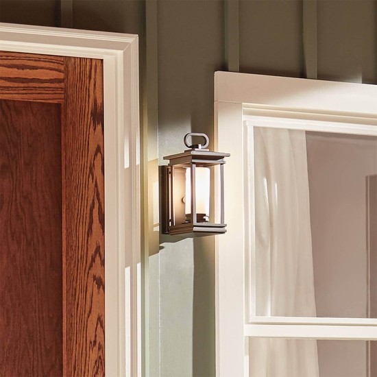 Elstead South Hope Außen-Wandleuchte E14 30cm Rubinierte Bronze IP44