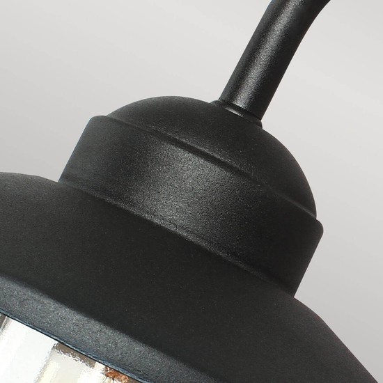 Elstead Klampenborg Außen-Wandleuchte E27 26cm Schwarz IP44