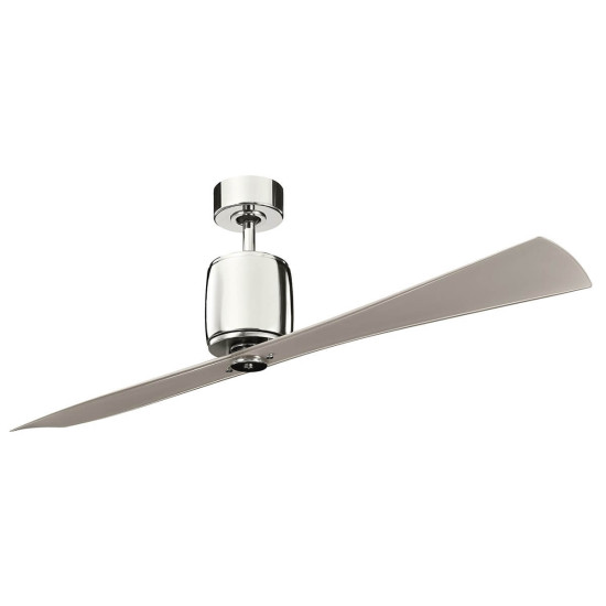 Elstead Ferron leiser Deckenventilator Ø152cm DC-Motor + Fernbedienung Champagner klar