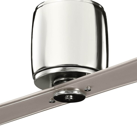 Elstead Ferron leiser Deckenventilator Ø152cm DC-Motor + Fernbedienung Champagner klar