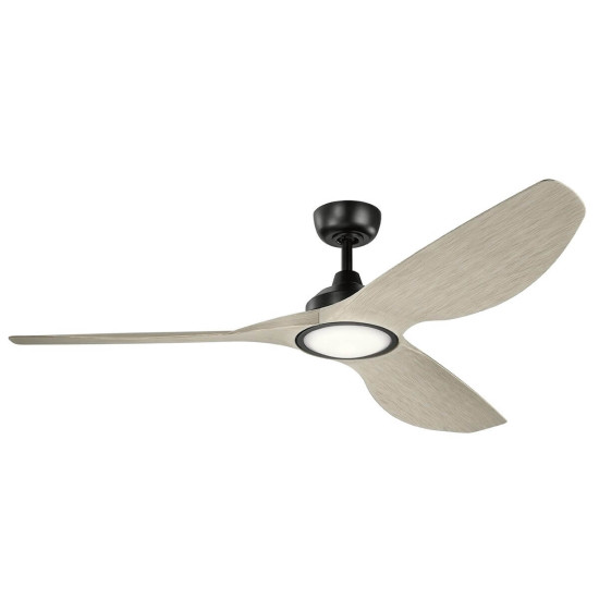 Elstead Imari leiser Deckenventilator mit LED Licht Ø165cm DC-Motor + Fernbedienung