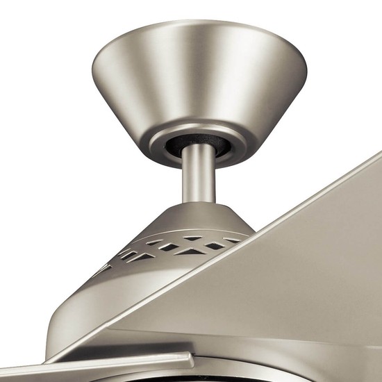 Elstead Jade leiser Deckenventilator mit LED Licht Ø152cm + Fernbedienung Silber