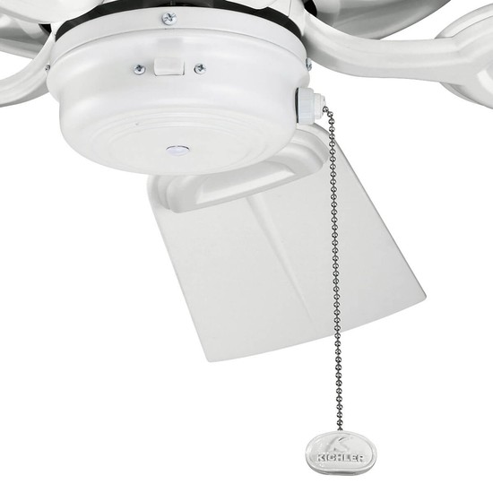 Elstead Kevlar leiser Deckenventilator Ø107cm IP44 Außenbereich