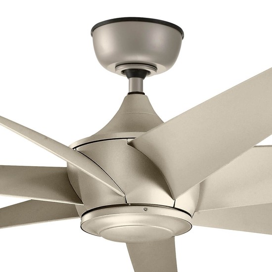 Elstead Lehr leiser Deckenventilator Ø203cm DC-Motor IP44 Außenbereich + Fernbedienung
