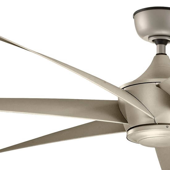 Elstead Lehr leiser Deckenventilator Ø203cm DC-Motor IP44 Außenbereich + Fernbedienung