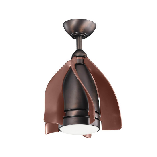 Elstead Terna leiser Deckenventilator mit LED Licht Ø38cm + Fernbedienung Ölgebürstete Bronze