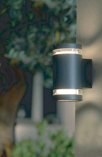 Elstead Magnus LED Außen-Wandleuchte GX53 2-fach Graphit IP44