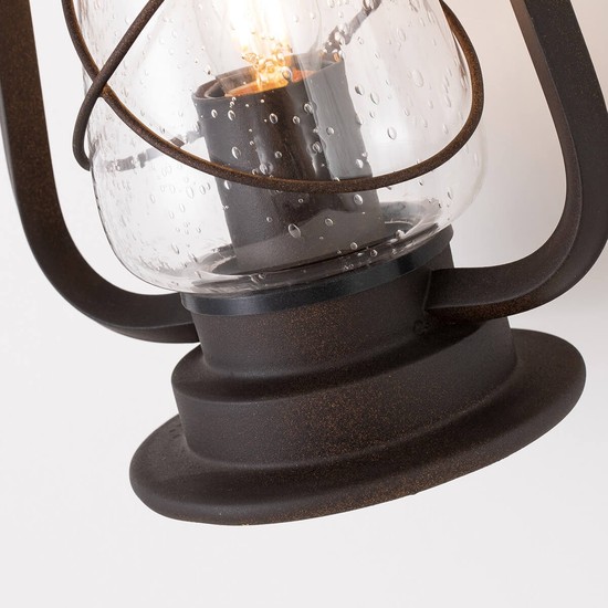 Elstead Miners Außen-Wandleuchte E27 Alte Bronze IP44