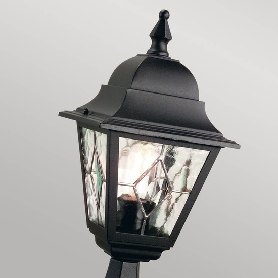 Elstead Norfolk Außen-Stehleuchte E27 44cm Schwarz IP43