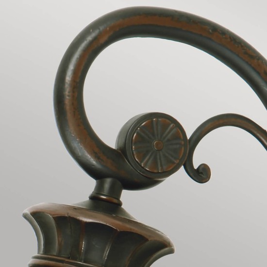 Elstead Philadelphia Außen-Wandleuchte E14 3-fach Down Alte Bronze IP44