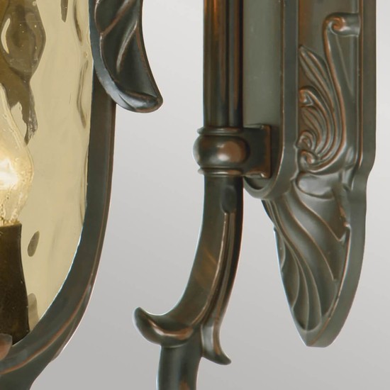 Elstead Philadelphia Außen-Wandleuchte E14 3-fach Down Alte Bronze IP44