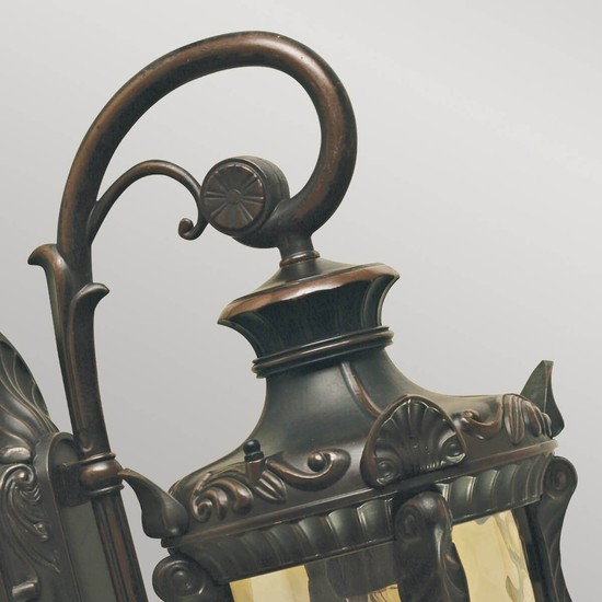 Elstead Philadelphia Außen-Wandleuchte E27 52cm Alte Bronze IP44
