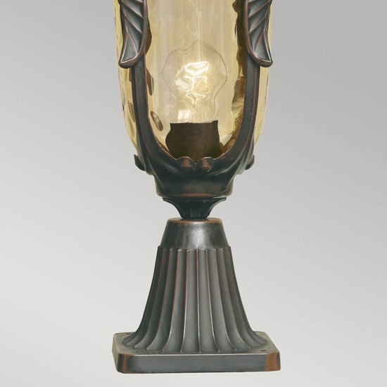 Elstead Philadelphia Außen-Stehleuchte E27 54cm Alte Bronze IP44
