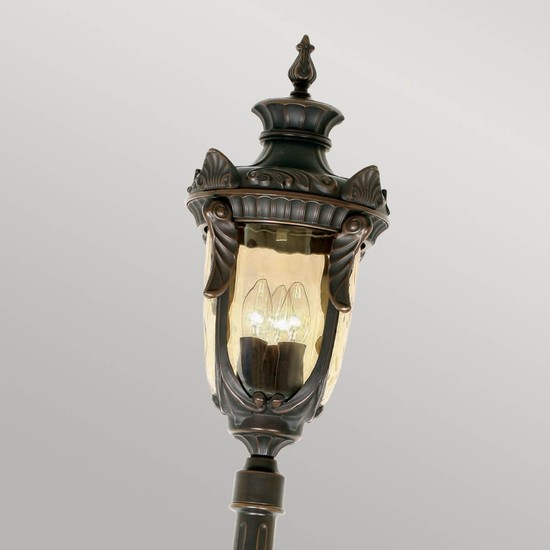 Elstead Philadelphia Außen-Stehleuchte E14 3-fach Alte Bronze IP44