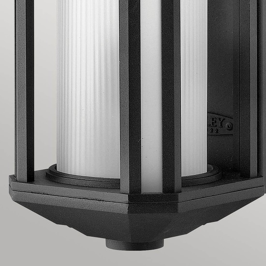 Elstead Castelle Außen-Außenwandleuchte E27 38cm Schwarz Weiß IP44