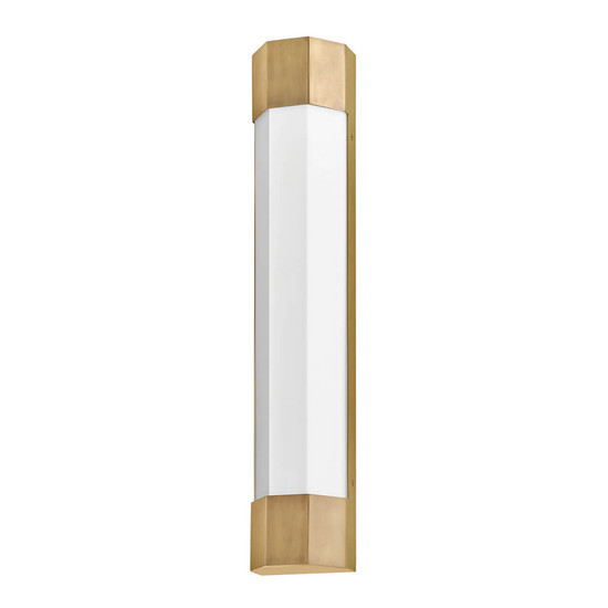 Elstead Facet  LED Wandleuchte Heritage Messing IP44