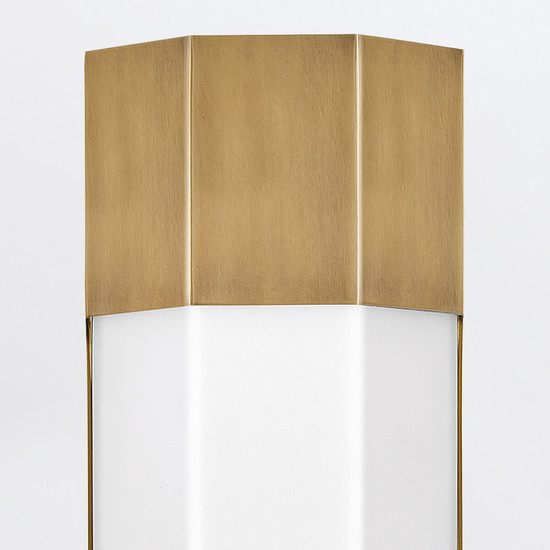 Elstead Facet  LED Wandleuchte Heritage Messing IP44