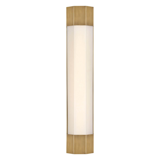 Elstead Facet  LED Wandleuchte Heritage Messing IP44