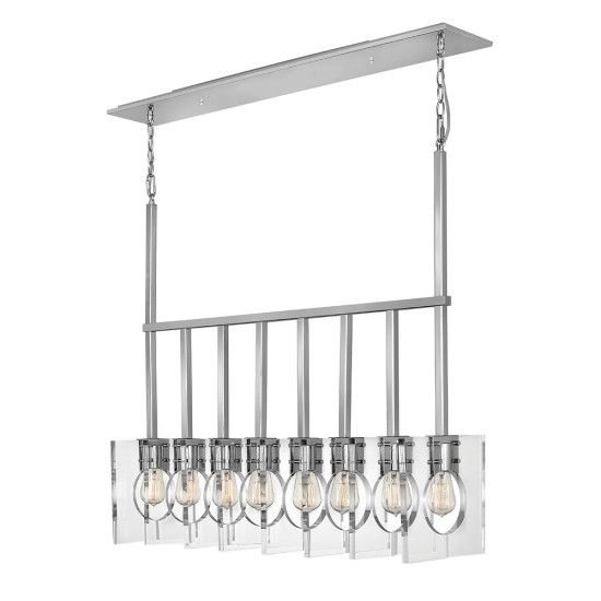 Elstead Ludlow Hängeleuchte E27 8-fach Poliertes Nickel