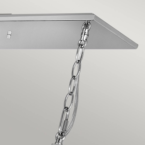 Elstead Ludlow Hängeleuchte E27 8-fach Poliertes Nickel