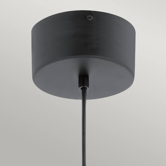 Elstead Moonlit LED Hängeleuchte Mattes Schwarz Zirkonia