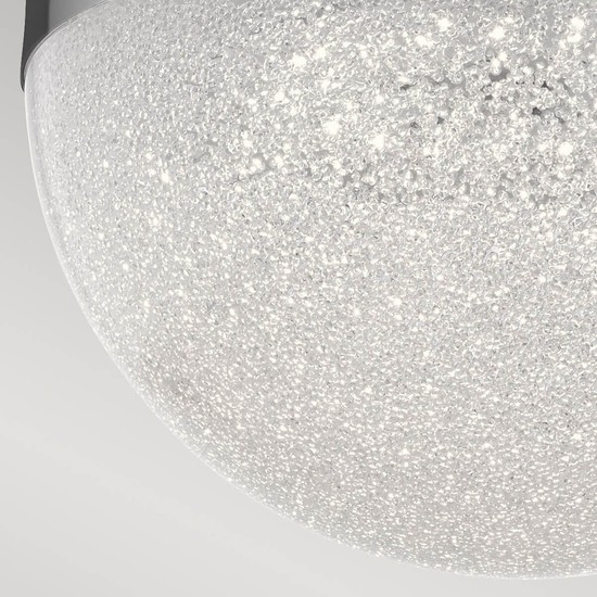 Elstead Moonlit LED Hängeleuchte Poliertes Chrom Zirkonia