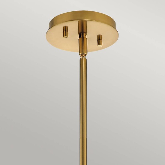 Elstead Pim LED Kronleuchter G9 5-fach Fuchs-Gold Satinierter, ummantelter Opal IP44