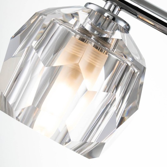 Elstead Regalia LED Wandleuchte G9 3-fach Poliertes Chrom Klar IP44