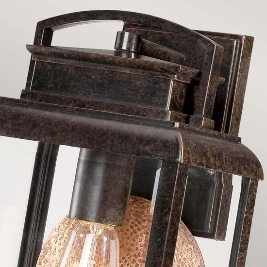 Elstead Byron Außen-Wandleuchte E27 37cm Kaiserliche Bronze IP44