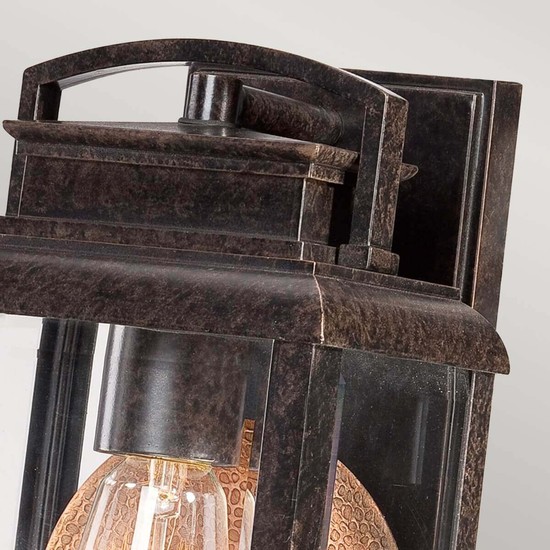 Elstead Byron Außen-Wandleuchte E27 31cm Kaiserliche Bronze IP44
