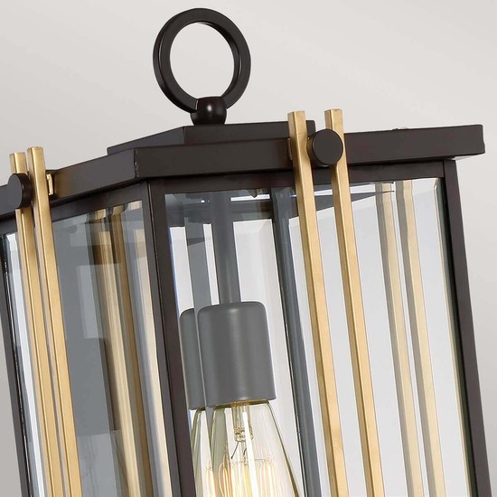 Elstead Goldenrod Außen-Wandleuchte E27 51cm Westliche Bronze IP44