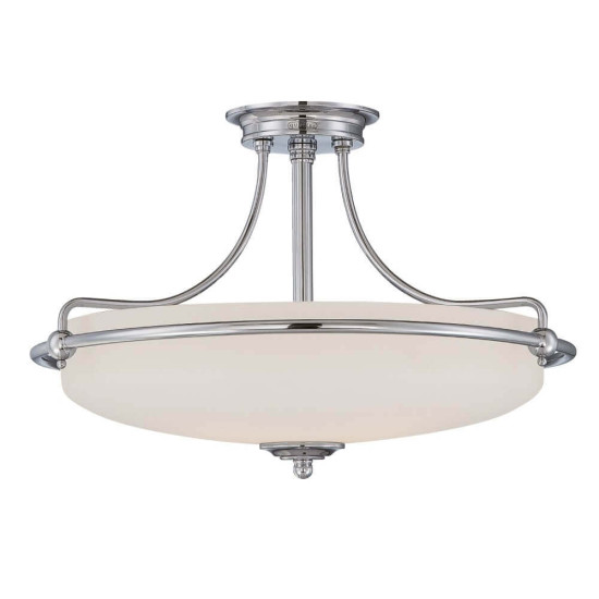 Elstead Griffin Deckenleuchte E27 4-fach Poliertes Chrom