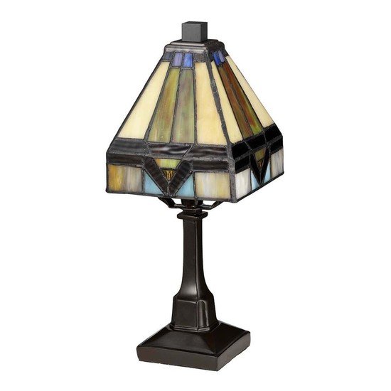 Elstead Holmes Tischleuchte E14 Vintage-Bronze