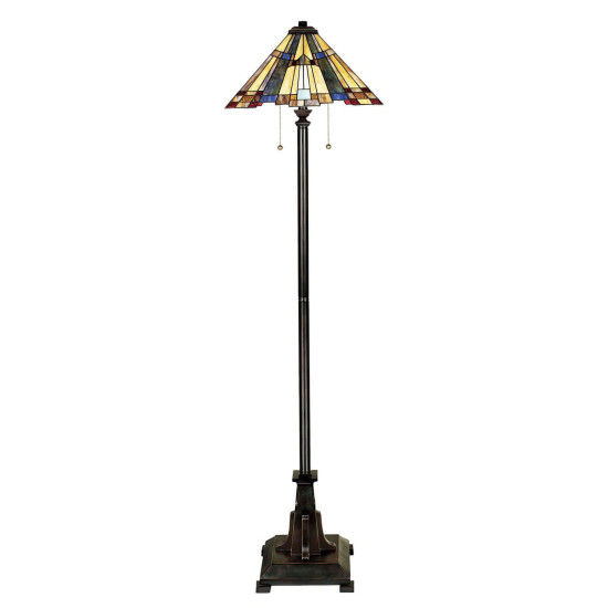 Elstead Inglenook Stehleuchte E27 2-fach Valiant Bronze