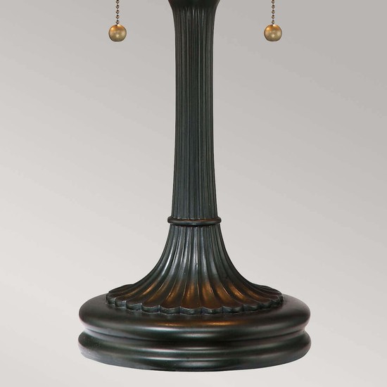 Elstead Larissa Tischleuchte E27 2-fach Vintage-Bronze