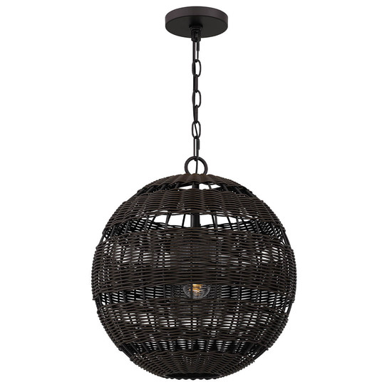 Elstead Lindendale Pendelleuchte E27 Western Bronze Western Bronze IP44