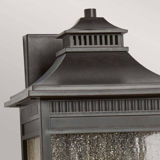Elstead Livingston Außen-Wandleuchte E14 2-fach Kaiserliche Bronze IP44 Anti-Meerwasser