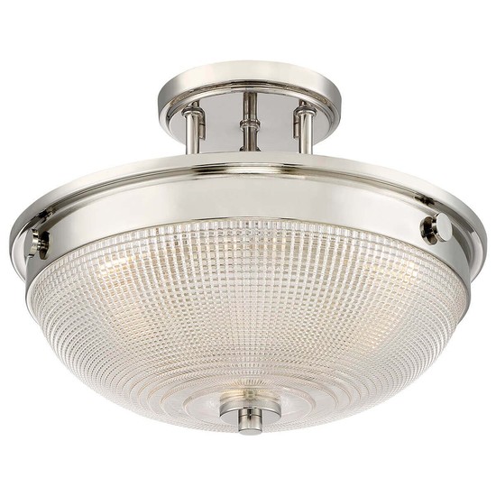 Elstead Mantle Deckenleuchte E27 2-fach Poliertes Nickel