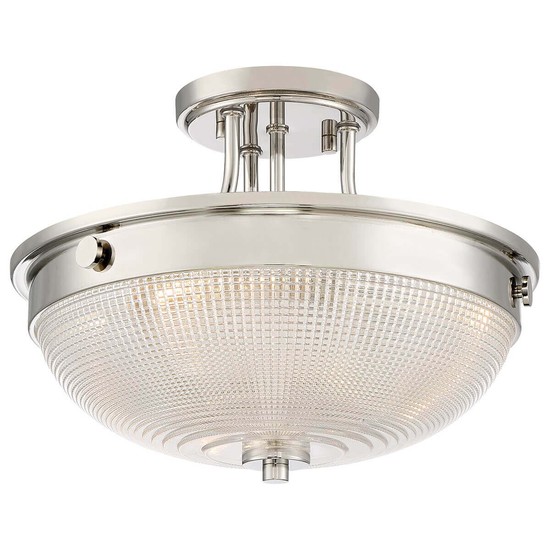 Elstead Mantle Deckenleuchte E27 2-fach Poliertes Nickel
